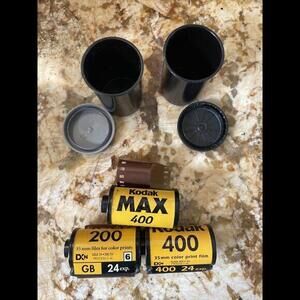 3 Kodak Gold Film 35mm Exposures 24@200 24@400&‎ Max 12@400
